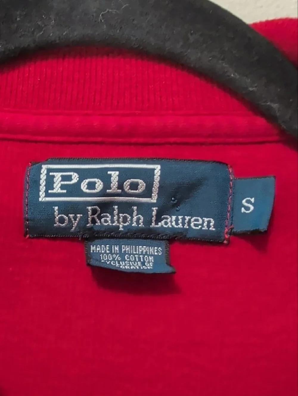 Polo by Ralph Lauren Red Half-Zip Pullover Sweater